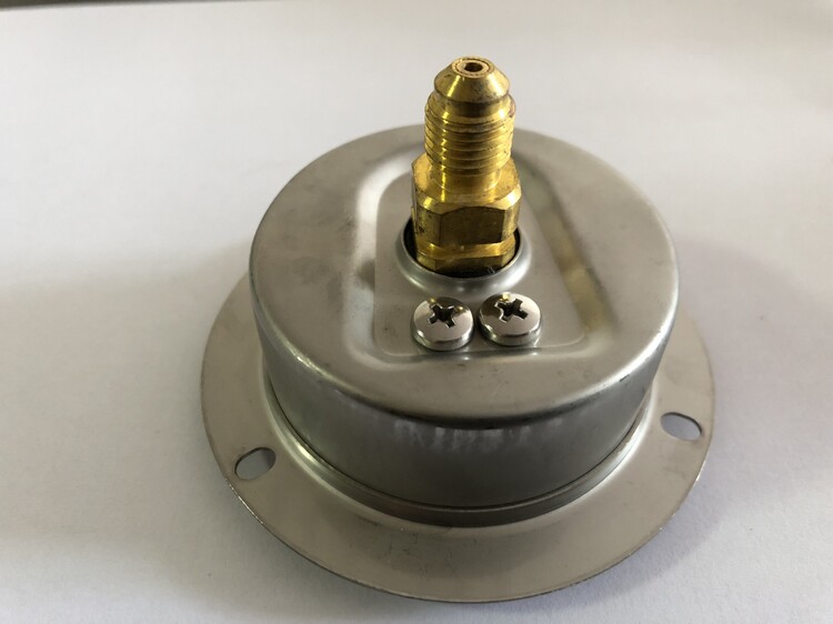 Oil-filled refrigeration  pressure gauge